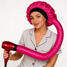 Anny Cetim Touca de Cetim Difusora Seca Cabelo Secador de Cabelo em Cetim -  Toca de Cetim Seda