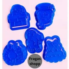 cortador de biscoito + marcador kit com 5 cortador grande