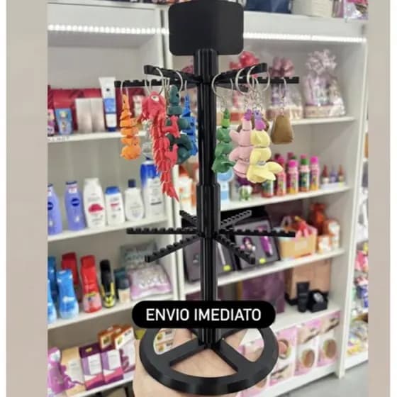 Expositor de chaveiro grande giratorio envio imediato