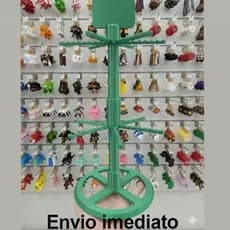 Expositor Giratório para Chaveiros e Acessórios - Organização e Destaque!