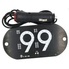 Luminoso Placa De Led Uso Interno Com Plugue LIGA / DESLIGA Para 99