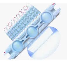 600pçs Módulo De Led 7025 1,7w 3-leds Lente 160º Branco Frio Para Luminosos Caixas Caixas