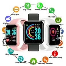 Relogio inteligente Smartwatch D20 Y68 Pronta entrega