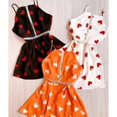 vestido delicado coração