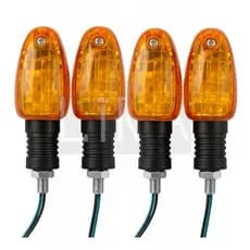 Kit Setas Pisca Universal Motos Seta Alerta com Lâmpada