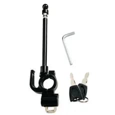 Antena Corta Pipa Moto Anti Cerol 6 Estágios + Trava Capacete Guidão