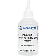 Fluxo Para Solda Líquido Incolor 110ml No-clean Implastec