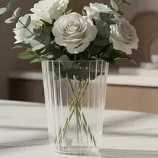 2 VASOS CANELADO,  VASO DECORATIVO,  VASO PARA DECORAÇÃO DE FESTAS