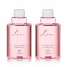 Kit com 2 Refis Luna Deo Corporal Natura Feminino 100ml ml