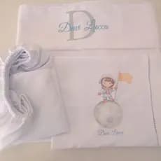 jogo de lençol para mini berço/3 peças/ PERSONALIZADO kit lençol de MINI BERÇO personalizado/ENXOVAL