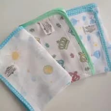 fralda de boca kit com 3 unidades, fralda de pano para bebê, fralda para bebe