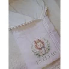 Saco de Dormir Bebe Personalizado com nome Inverno Menina/Menino Charutinho EnrolarBebe/100% algodão
