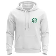 Moletom Flanelado Canguru Blusa Quentinha Casaco Palmeiras Verdão Estampado Desenho Frase Time
