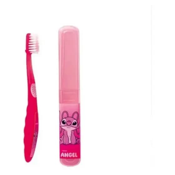 AVON ESCOVA DE DENTES MACIA JUNIOR 4+ ANGEL COM CASE ORIGINAL