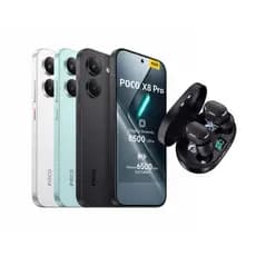 LANCAMENTO CELULAR XIAOMI POCO X8 PRO 5G NFC 8/256GB VERSÃO GLOBAL FONTE RAPIDA COM CAPINHA/ PEICULA + FONE