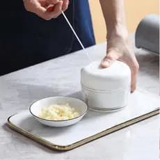 Mini Processador de Alimentos Manual - Triturador para Alimentos e Condimentos - Para Legumes, Frutas, Temperos e muito mais
