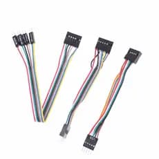 3 Cabos Extensores Para Computador - Power-Reset - Usb  e Audio