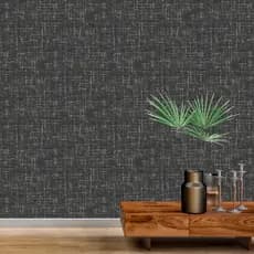 PAPEL DE PAREDE LINHO AUTOCOLANTE PRETO- ADESIVO PREMIUM LINHA STYLOS