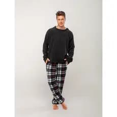 Pijama Masculino Fleece Ultrassoft com Bolsos Laterais Vista Basics