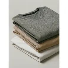 Kit 3 Camisas Camisetas Masculina Slim Fit Básica Com Gola V