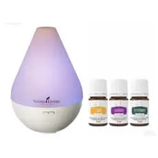 Difusor, Lavanda, Peppermint E Lemon 100% Puros Yl Importado + 3 Óleos essenciais