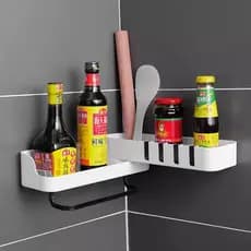 Rack rotativo  organizador de banheiro ou cozinha sem furos na parede