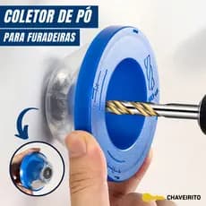 Coletor de Poeira para Furadeira | Acessório para Furar Parede sem Sujeira | Obras e Reforma em Casa