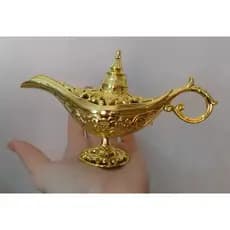 Lampada Aladim De Plastico Decorações Grande 20x12x8cm