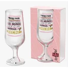 Taça 300ml minha dinda madrinha + caixa presente - 1853