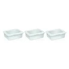 Kit 03 Caixas Oganizadora Biopratica Ref. 0315 Pleion 4 Litros 23569