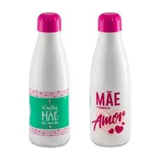 01 garrafa mãe é tradução de amor 600ml plasduran