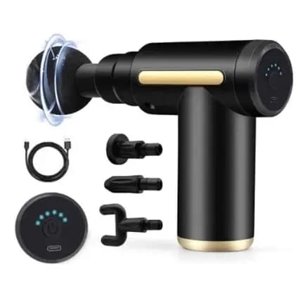 Massageador Elétrico Profissional Muscular Pistola Portátil Massagem Alta Frequência