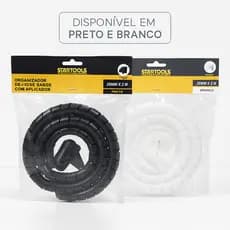 Organizador De Fios Cabos Espiral Flexível Prático Com Aplicador Escritório Residência Durável