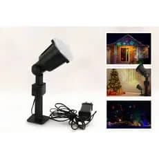 Kit Iluminação Projetor Natalino Luz LED Decorativa Cascata Natal Fachada Jardim Sala Varanda Casa