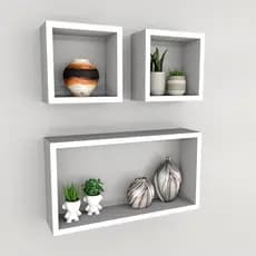 Nicho Retangular Kit  Decoração Sala, Banheiro, Quarto e Cozinha