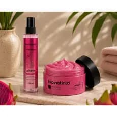 Kit Body Splash Perfume feminino Longa Fixação e Esfoliante Corpo Hidrata e Perfuma Bio Instinto