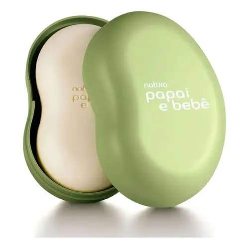 Sabonete Barra Vegetal Com Saboneteira Papai E Bebê - 100g