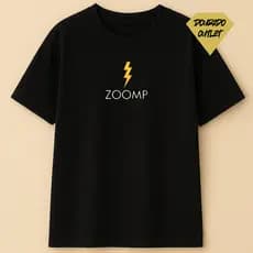 Camiseta Streetwear Camisa 100% Algodão Camiseta Zoomp Unissex Passeio Casual