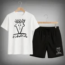 Camiseta Masculina Streetwear 100% Algodão Estampada Fido-Dido Camisa Unissex Premium
