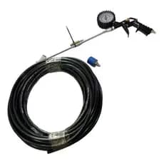 Kit Calibrador Inflador Pneus Caminhão Mangueira Engate 1/2