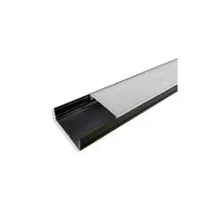 Perfil Sobrepor 30x10mm Aluminio Para Fita Led 1 Metro