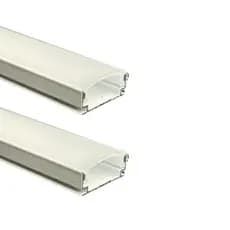 Perfil alumínio para fita de led sobrepor 17MM