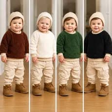 Blusa de frio bebê teddy moda kids