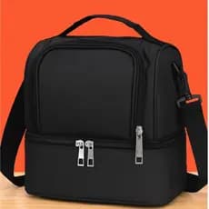 Bolsa Térmica Marmiteira Fitness Academia Viagem Preta