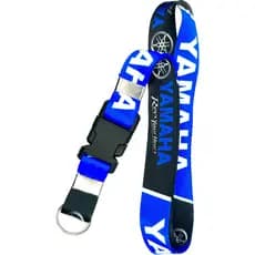 1 Chaveiro Yamaha Cycles Moto Cordão azul "revs your heart"