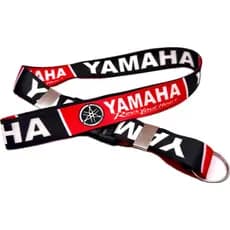 1-Chaveiro Yamaha Cycles Moto Cordão Vermelho "revs your heart"