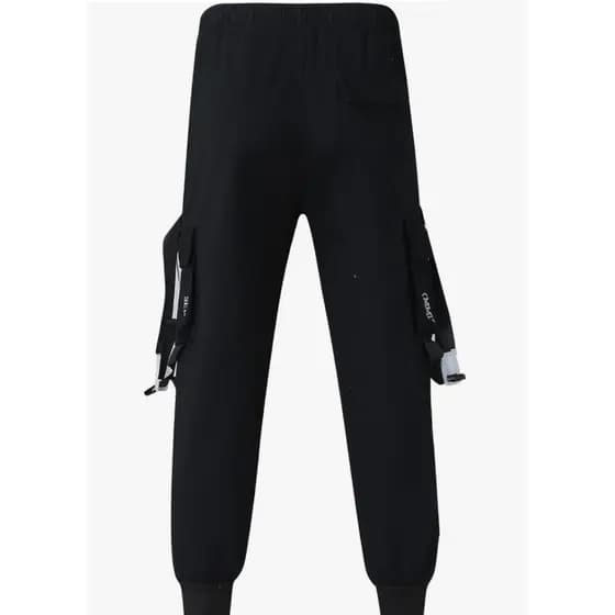 Calças masculinas Cargo Harlem Plus Hip Casual Sports Nove Calças Soltas Calças Hop Masculina Calças Cargo
