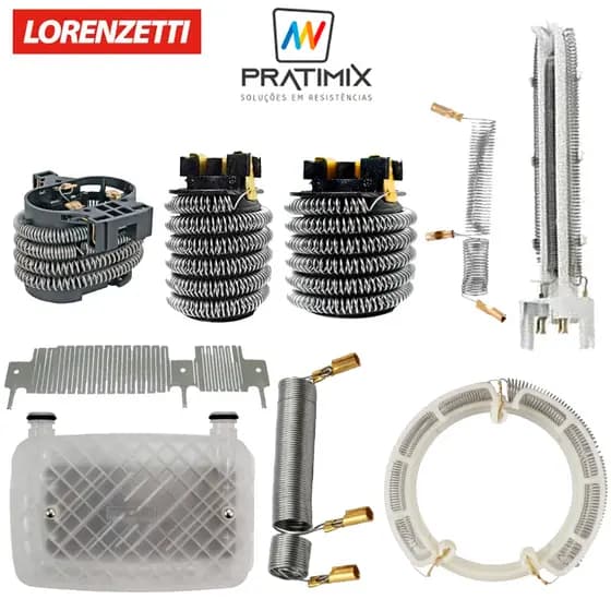 Resistências Para Chuveiro Ducha Torneira Elétrica Marca Lorenzetti Pratimix Luster Todos Os Modelos
