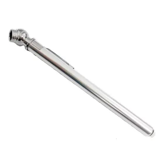 Calibrador De Pneu P/ Carro Moto Bicicleta Tipo Lápis Inox Zincado Cromado