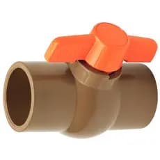 Registro De Esfera Soldável Marrom 20 ao 50mm Instalação Predial